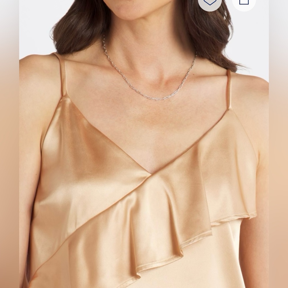 Gilli Quinn Satin Blouse NWT! - Picture 3 of 5